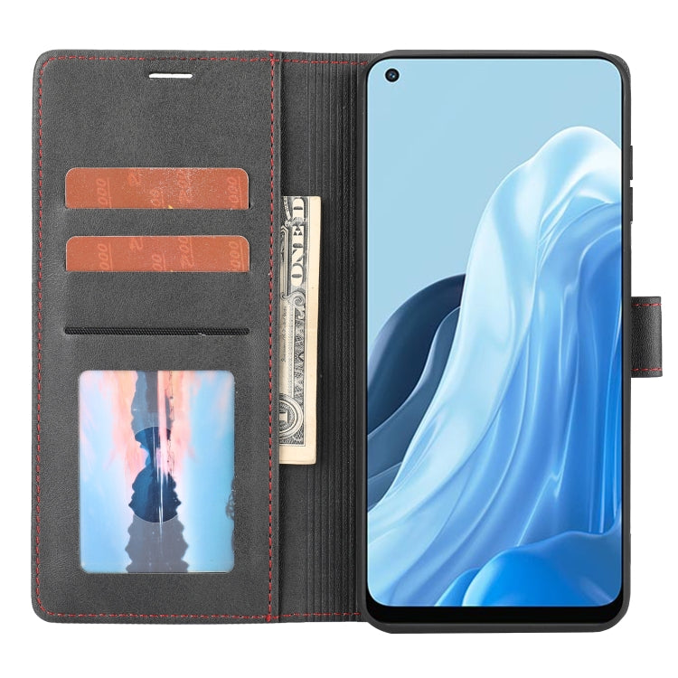 For OPPO Reno7 SE Classic Wallet Flip Leather Phone Case