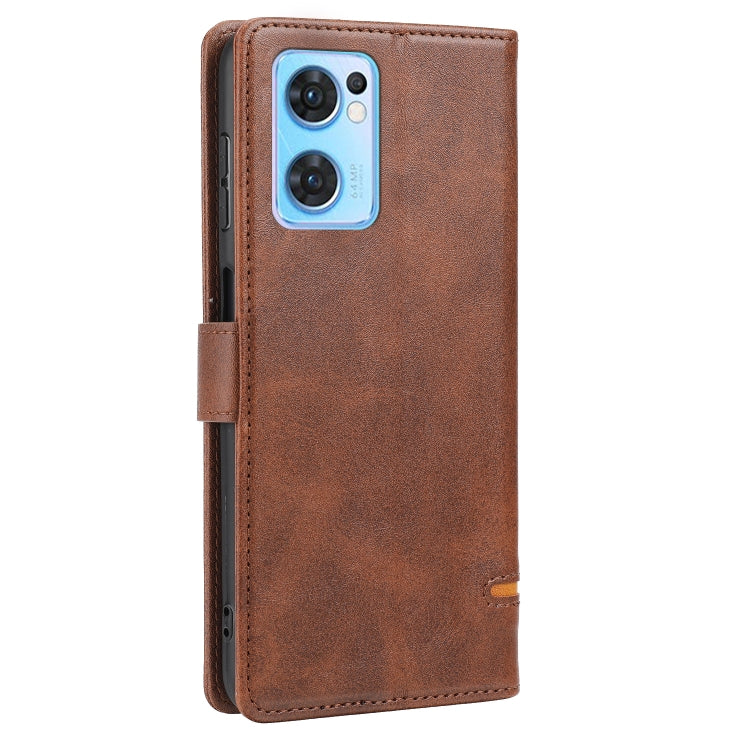 For OPPO Reno7 SE Classic Wallet Flip Leather Phone Case