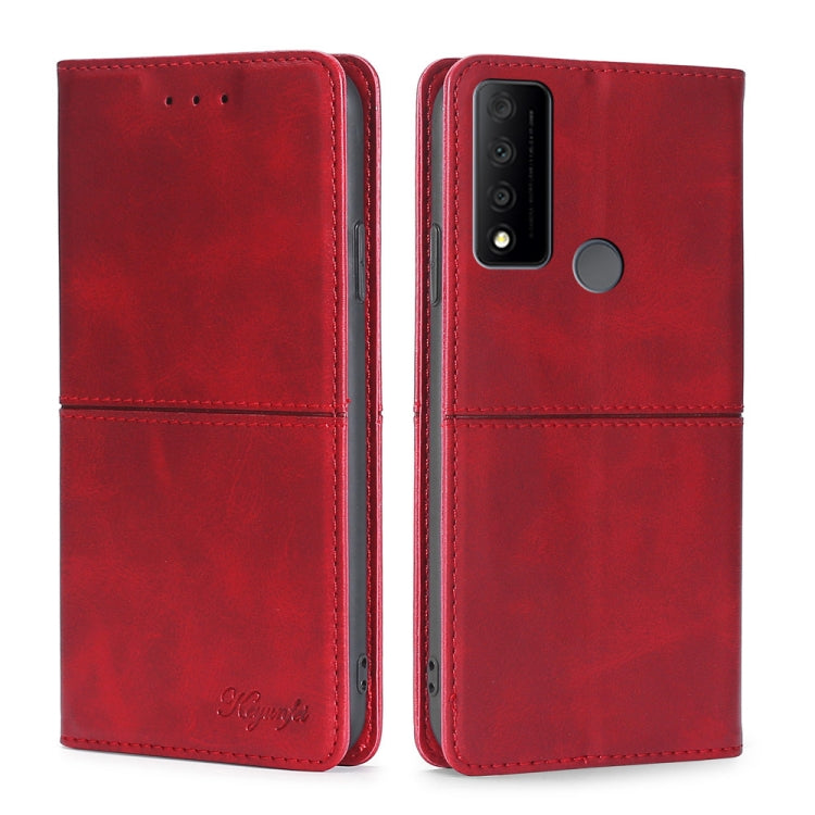 For TCL 30 V 5G/T781S Cow Texture Magnetic Horizontal Flip Leather Phone Case