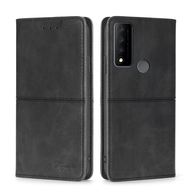 For TCL 30 V 5G/T781S Cow Texture Magnetic Horizontal Flip Leather Phone Case