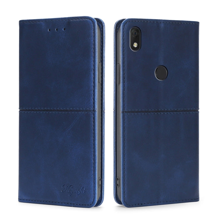 For Alcatel  Axel/Lumos Cow Texture Magnetic Horizontal Flip Leather Phone Case