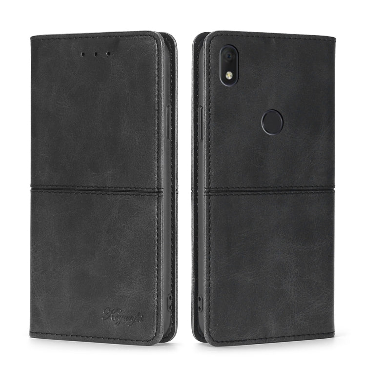 For Alcatel  Axel/Lumos Cow Texture Magnetic Horizontal Flip Leather Phone Case