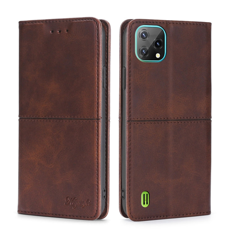 For Blackview A55 Cow Texture Magnetic Horizontal Flip Leather Phone Case