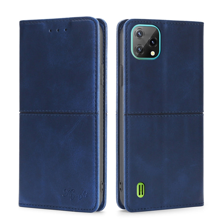 For Blackview A55 Cow Texture Magnetic Horizontal Flip Leather Phone Case