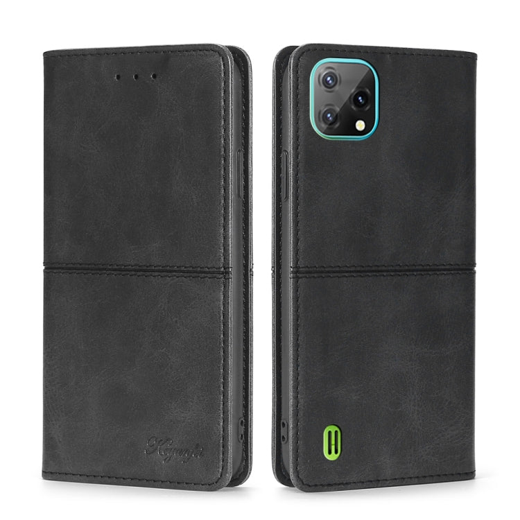 For Blackview A55 Cow Texture Magnetic Horizontal Flip Leather Phone Case