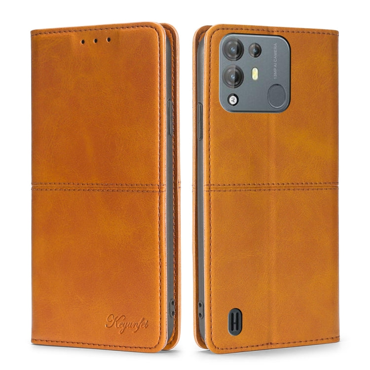 For Blackview A55 Pro Cow Texture Magnetic Horizontal Flip Leather Phone Case