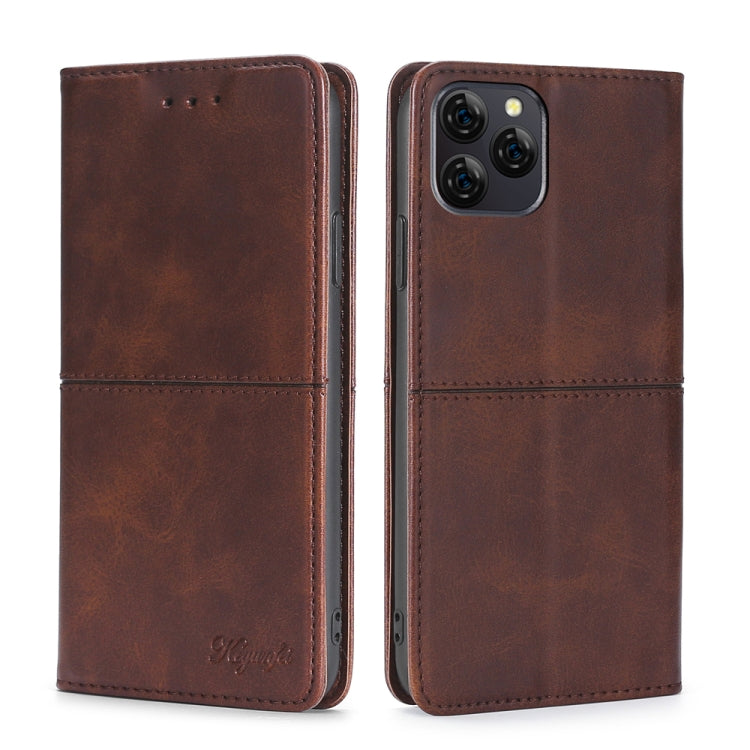 For Blackview A95 Cow Texture Magnetic Horizontal Flip Leather Phone Case