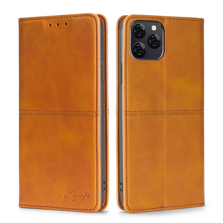 For Blackview A95 Cow Texture Magnetic Horizontal Flip Leather Phone Case