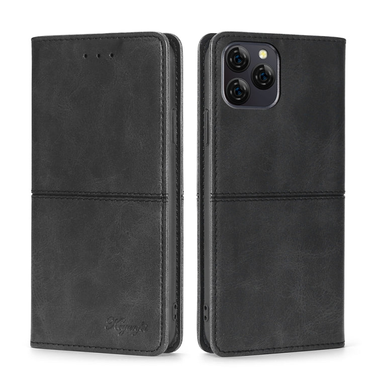For Blackview A95 Cow Texture Magnetic Horizontal Flip Leather Phone Case