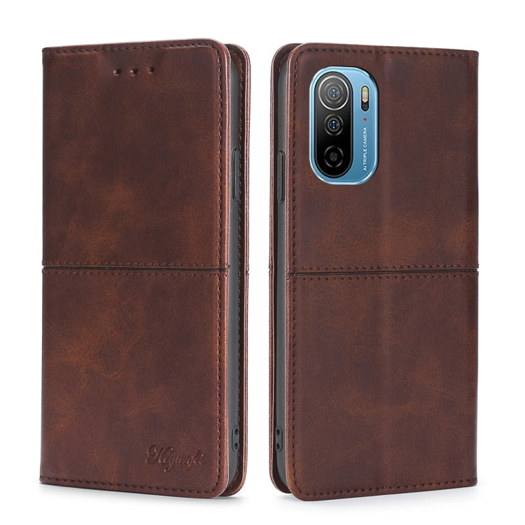 For Ulefone Note 13P Cow Texture Magnetic Horizontal Flip Leather Phone Case