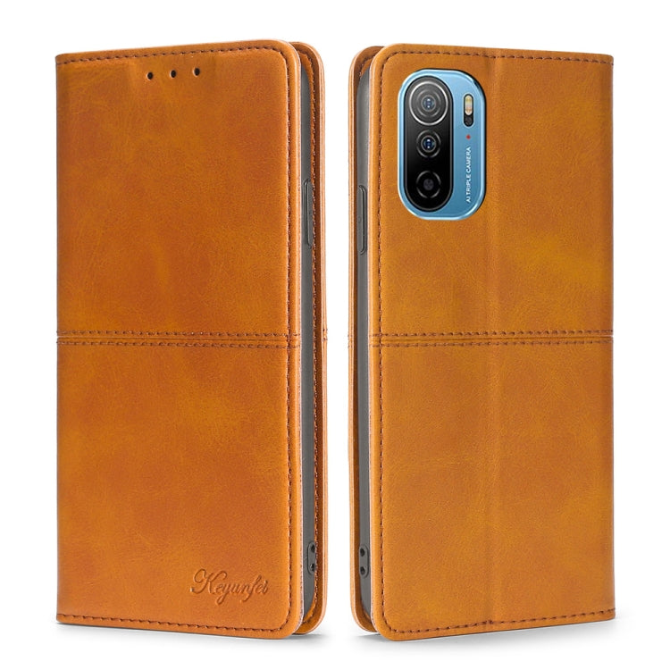 For Ulefone Note 13P Cow Texture Magnetic Horizontal Flip Leather Phone Case