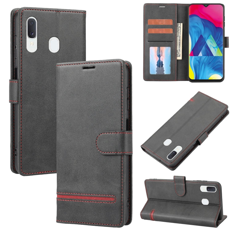 For Samsung Galaxy A20e Classic Wallet Flip Leather Phone Case