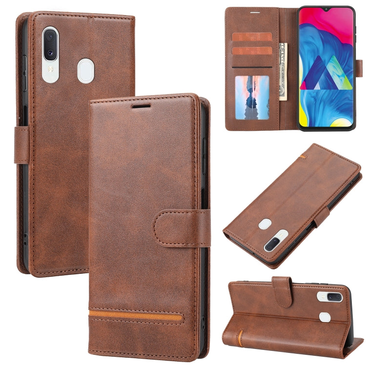 For Samsung Galaxy A20e Classic Wallet Flip Leather Phone Case
