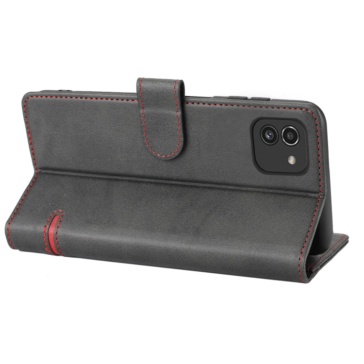 For Samsung Galaxy A03 166mm Classic Wallet Flip Leather Phone Case