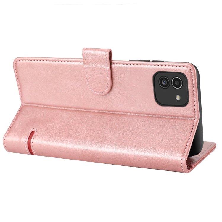 For Samsung Galaxy A03 166mm Classic Wallet Flip Leather Phone Case