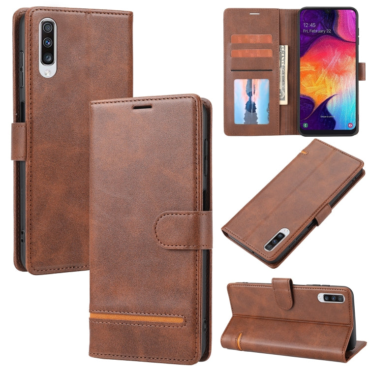 For Samsung Galaxy A70 Classic Wallet Flip Leather Phone Case