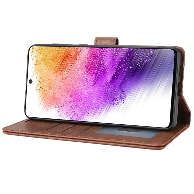 For Samsung Galaxy A73 5G Classic Wallet Flip Leather Phone Case