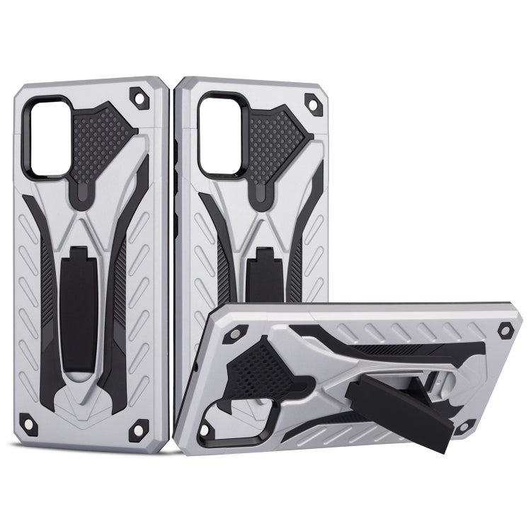 For Galaxy A51 Shockproof TPU + PC Protective Case with Holder