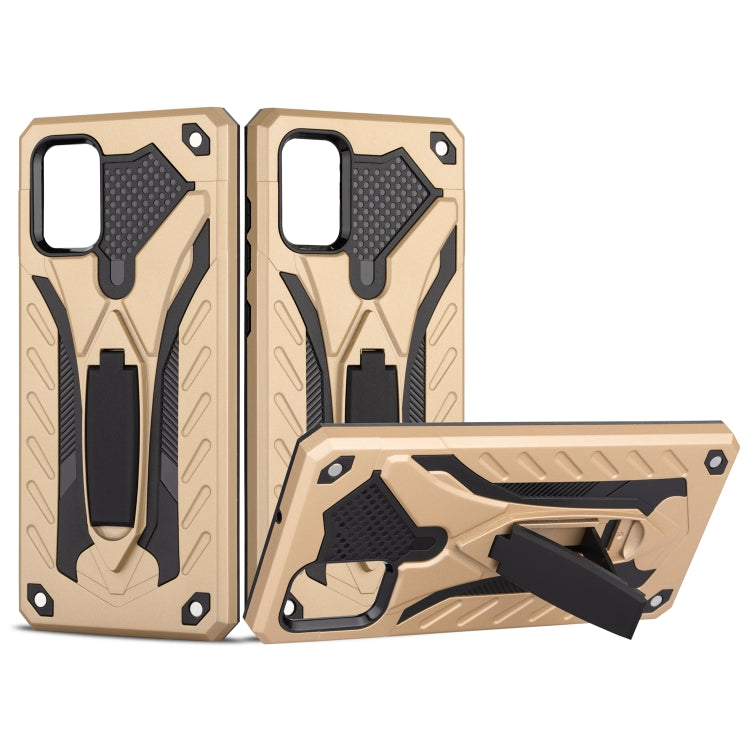 For Galaxy A71 Shockproof TPU + PC Protective Case with Holder