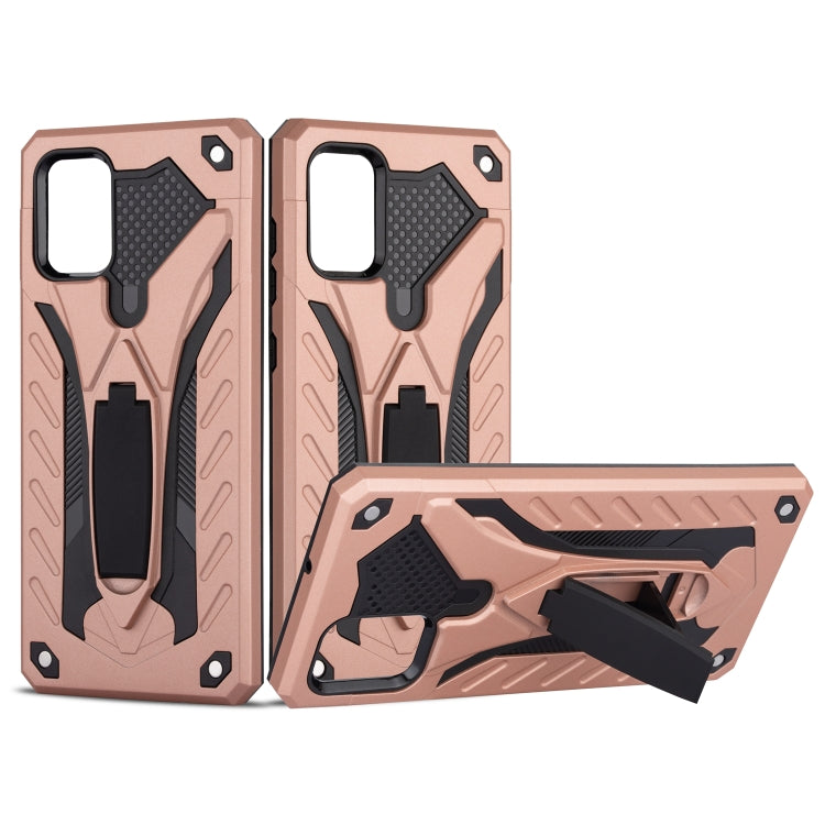 For Galaxy A71 Shockproof TPU + PC Protective Case with Holder