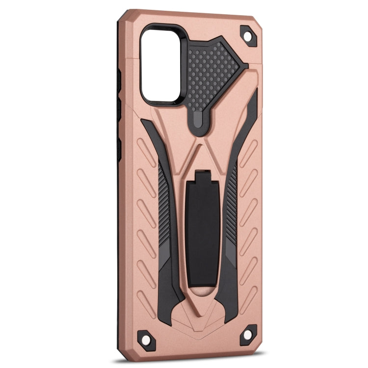 For Galaxy A71 Shockproof TPU + PC Protective Case with Holder