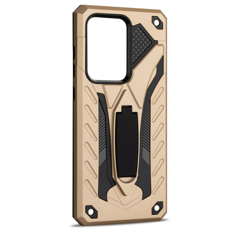 For Galaxy S20 Ultra Shockproof TPU + PC Protective Case with Holder
