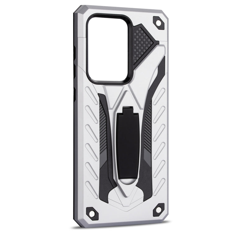 For Galaxy S20 Ultra Shockproof TPU + PC Protective Case with Holder