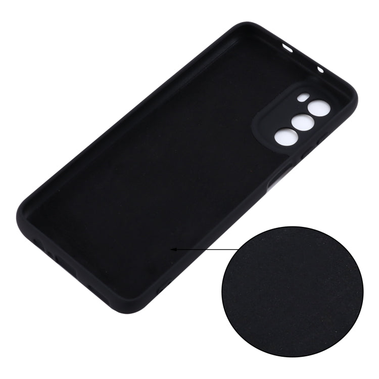 For Motorola Moto G52 4G/G82 Pure Color Liquid Silicone Shockproof Phone Case