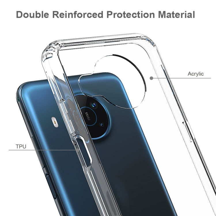 For Nokia X100 Scratchproof TPU + Acrylic Protective Case(Transparent)