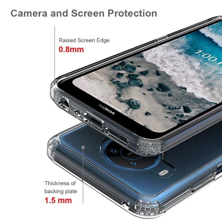 For Nokia X100 Scratchproof TPU + Acrylic Protective Case(Transparent)