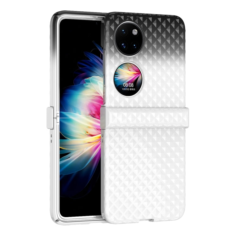 For Huawei P50 Pocket Rainbow Gradient Hinge Shockproof Phone Case