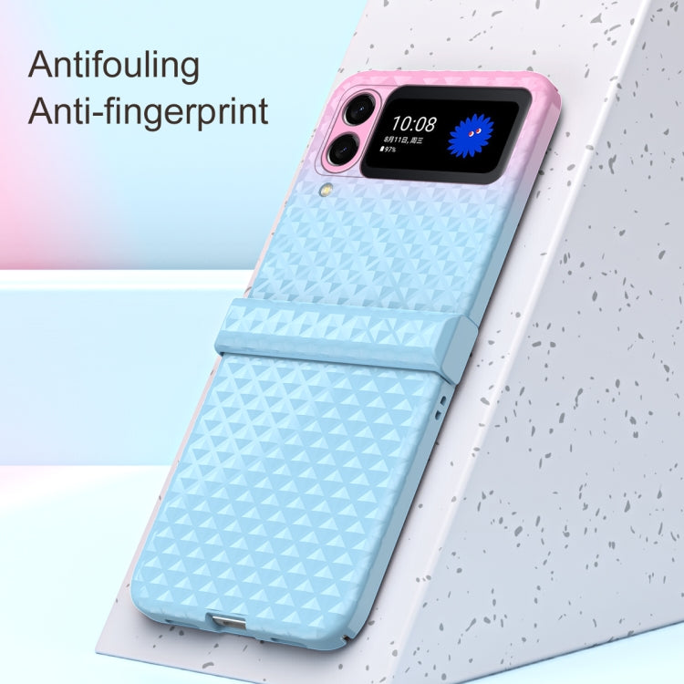 For Samsung Galaxy Z Flip3 5G Rainbow Gradient Hinge Shockproof Phone Case