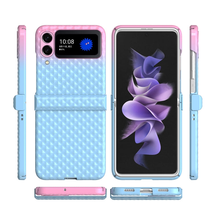 For Samsung Galaxy Z Flip3 5G Rainbow Gradient Hinge Shockproof Phone Case