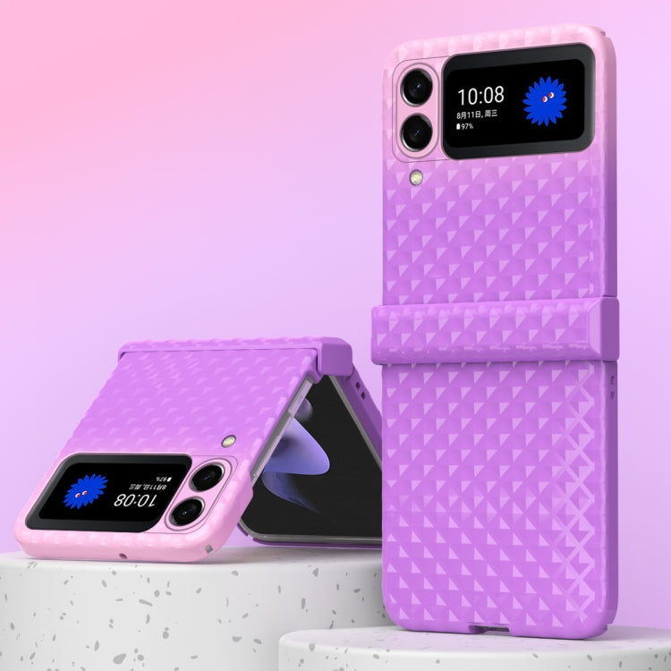 For Samsung Galaxy Z Flip3 5G Rainbow Gradient Hinge Shockproof Phone Case