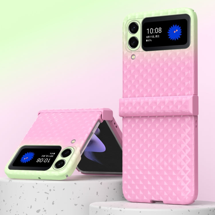 For Samsung Galaxy Z Flip3 5G Rainbow Gradient Hinge Shockproof Phone Case