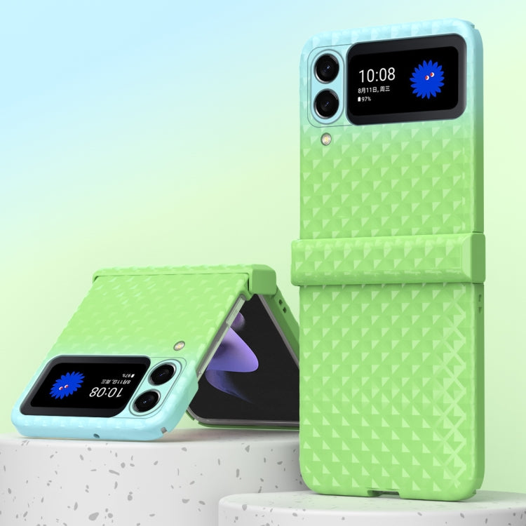For Samsung Galaxy Z Flip3 5G Rainbow Gradient Hinge Shockproof Phone Case