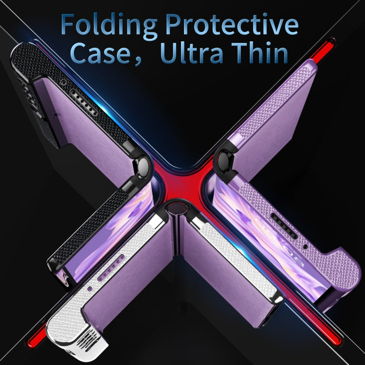 For Huawei Mate Xs 2 Ultra-thin Frame Paste Leather Shockproof Phone Case