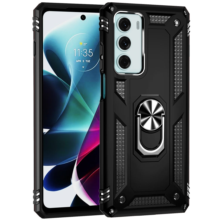 For Motorola Moto G200 5G Shockproof TPU + PC Holder Phone Case