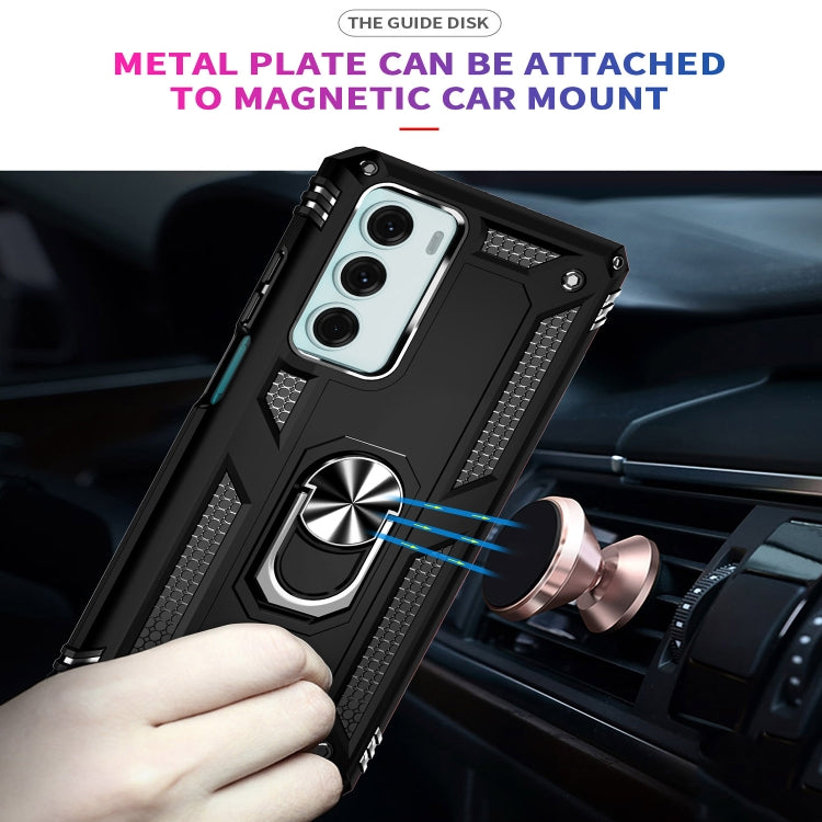 For Motorola Moto G200 5G Shockproof TPU + PC Holder Phone Case