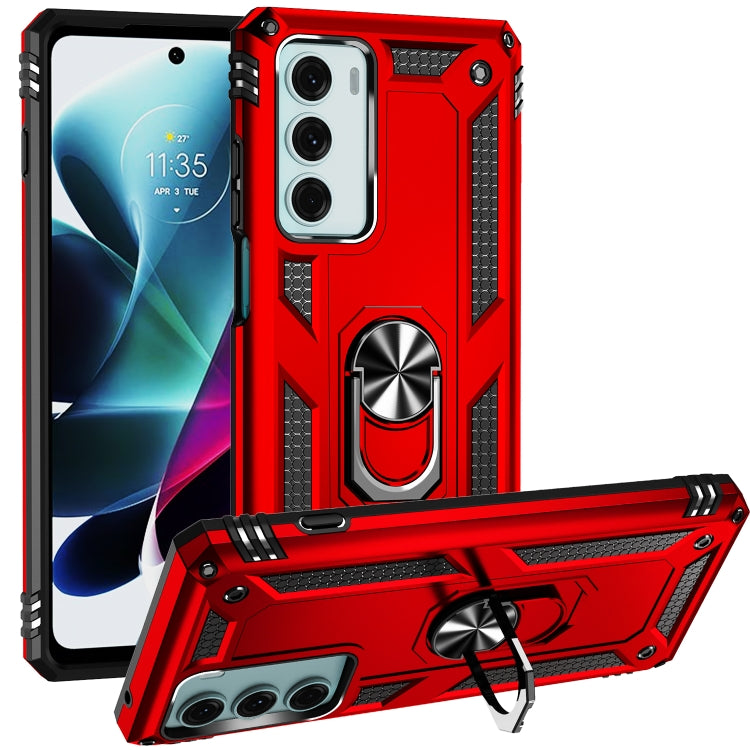 For Motorola Moto G200 5G Shockproof TPU + PC Holder Phone Case