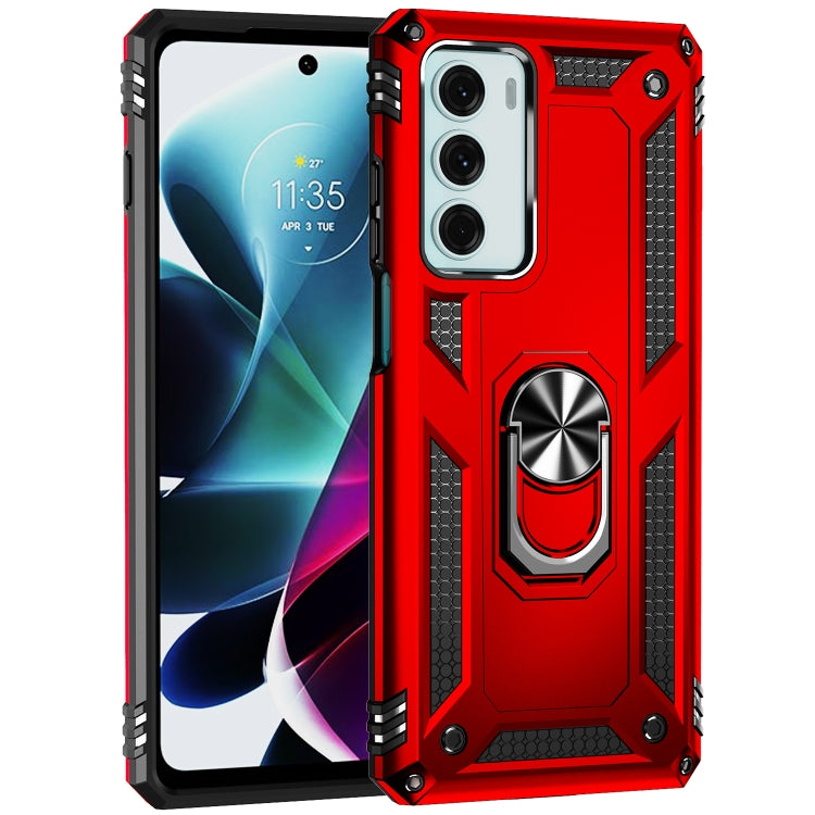 For Motorola Moto G200 5G Shockproof TPU + PC Holder Phone Case