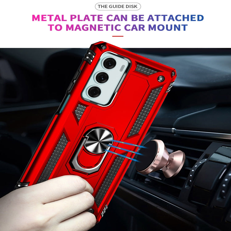 For Motorola Moto G200 5G Shockproof TPU + PC Holder Phone Case