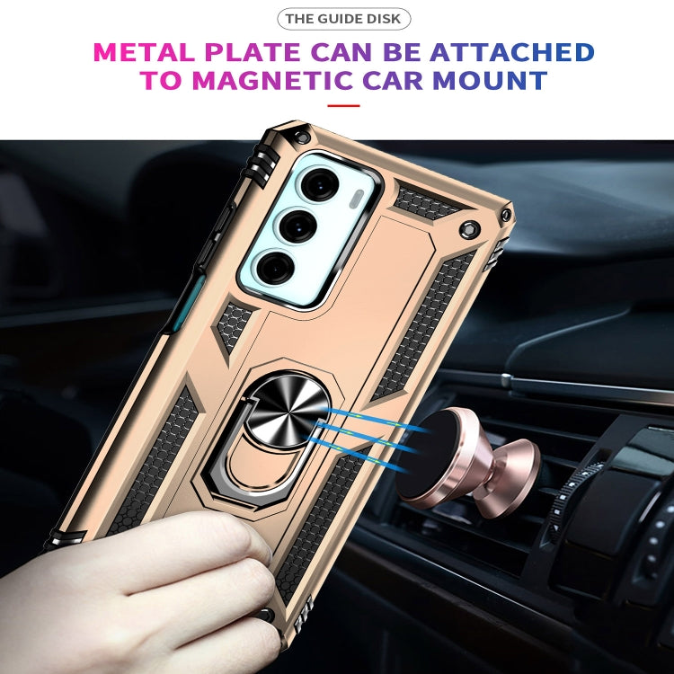 For Motorola Moto G200 5G Shockproof TPU + PC Holder Phone Case