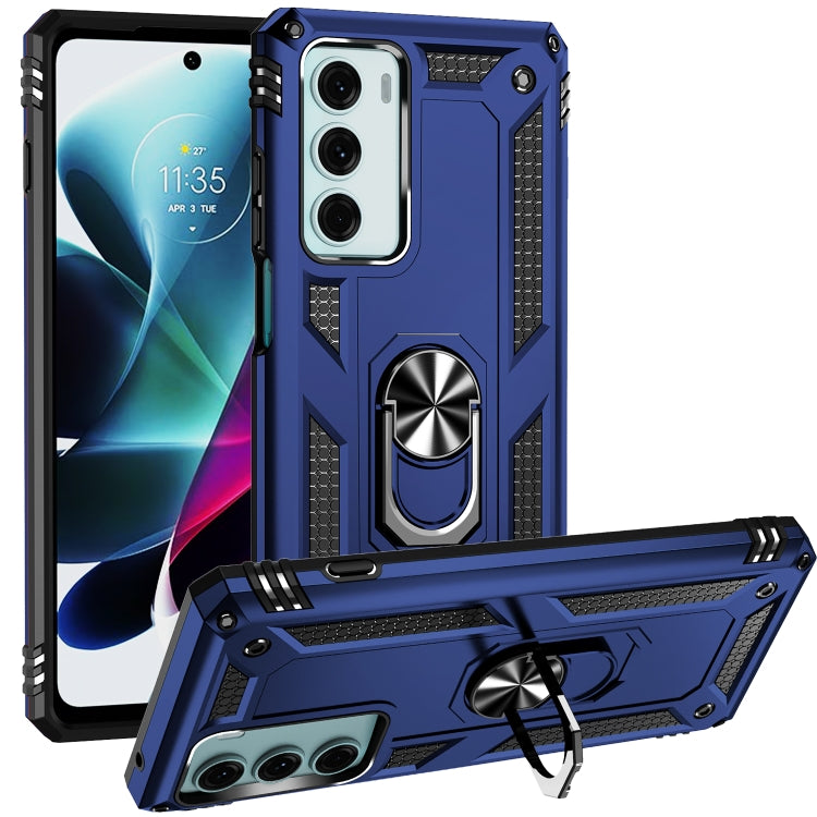 For Motorola Moto G200 5G Shockproof TPU + PC Holder Phone Case
