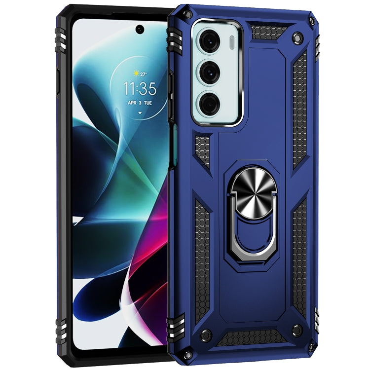 For Motorola Moto G200 5G Shockproof TPU + PC Holder Phone Case