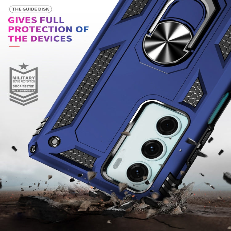 For Motorola Moto G200 5G Shockproof TPU + PC Holder Phone Case