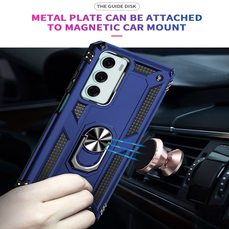 For Motorola Moto G200 5G Shockproof TPU + PC Holder Phone Case