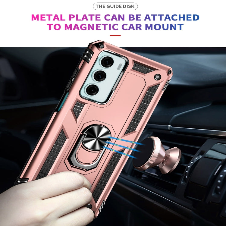 For Motorola Moto G200 5G Shockproof TPU + PC Holder Phone Case