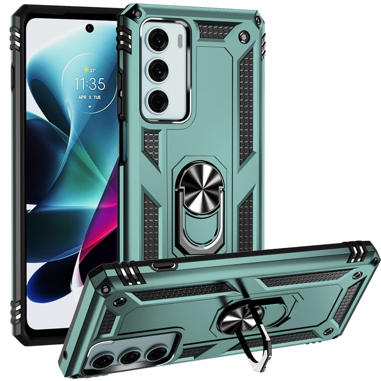 For Motorola Moto G200 5G Shockproof TPU + PC Holder Phone Case