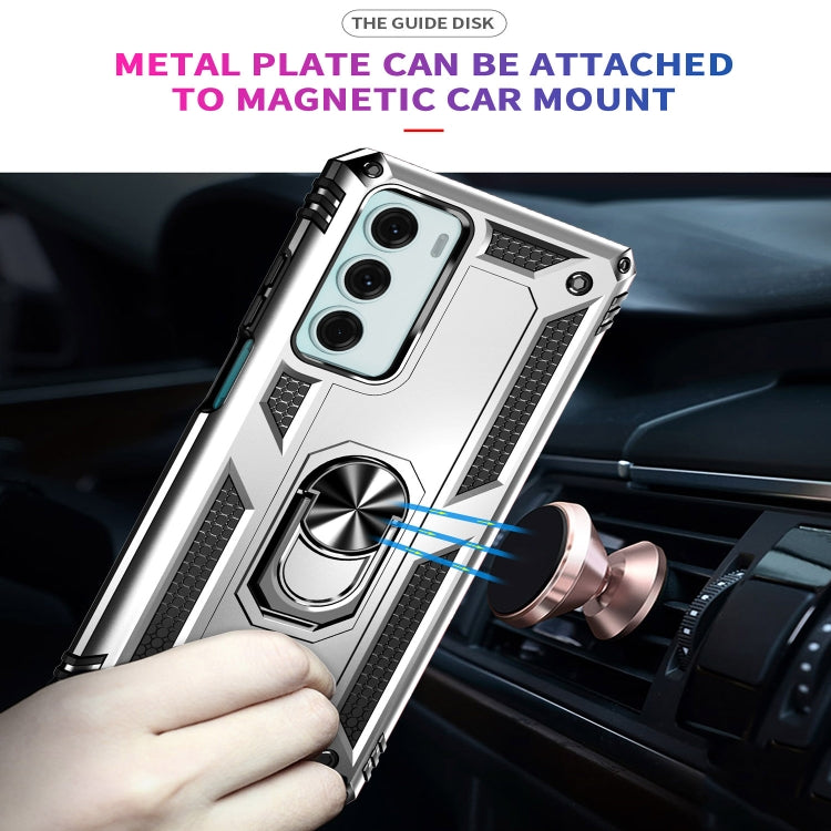 For Motorola Moto G200 5G Shockproof TPU + PC Holder Phone Case